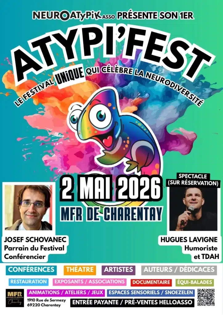 atypi fest festival neurodiversite 2 mai 2026 mfr de charent